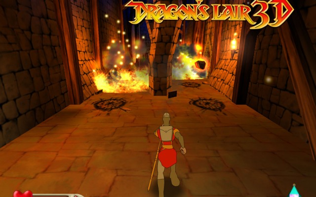 Dragon's Lair 3D. Desktop wallpaper