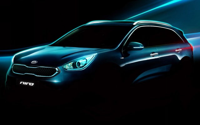 Kia Niro HUV 2016. Desktop wallpaper