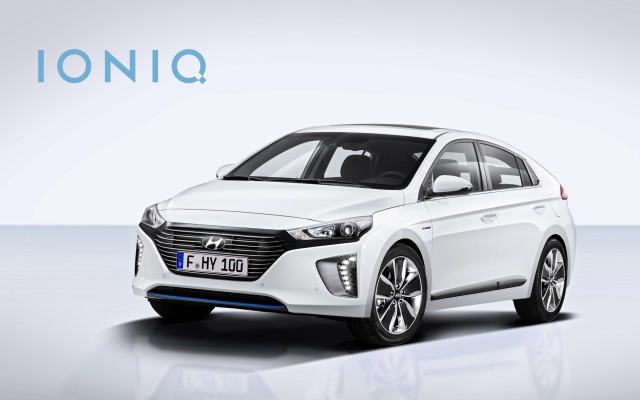 Hyundai IONIQ 2016. Desktop wallpaper