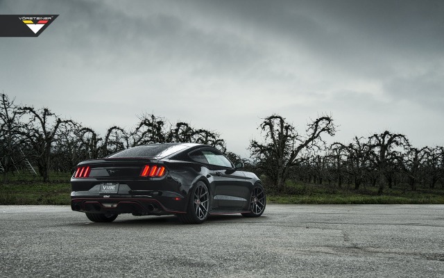 Ford Mustang 5.0 GT Vorsteiner 2015. Desktop wallpaper