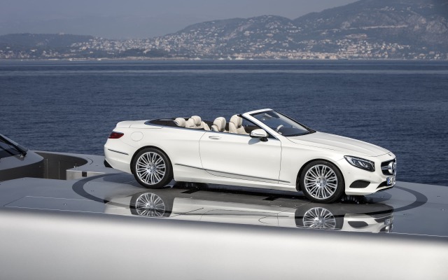 Mercedes-Benz S-Class Cabriolet 2015. Desktop wallpaper