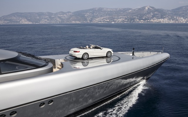 Mercedes-Benz S-Class Cabriolet 2015. Desktop wallpaper