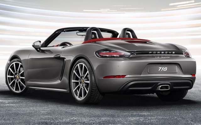 Porsche 718 Boxster 2016. Desktop wallpaper