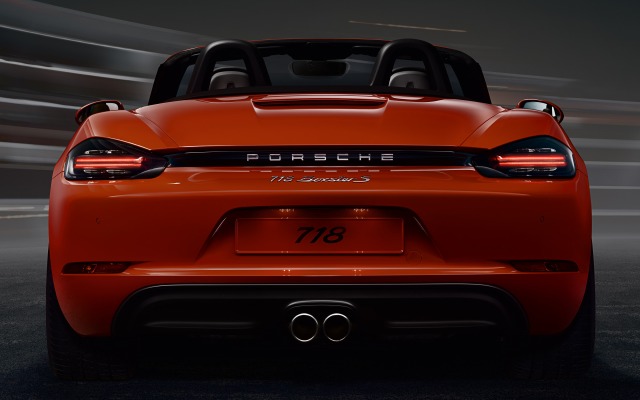 Porsche Boxster S 2016. Desktop wallpaper