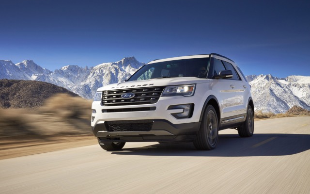 Ford Explorer XLT Appearance Package 2017. Desktop wallpaper