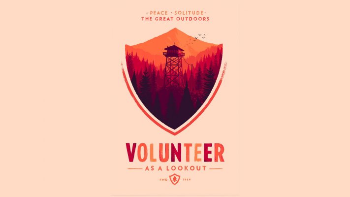 Firewatch. Desktop wallpaper