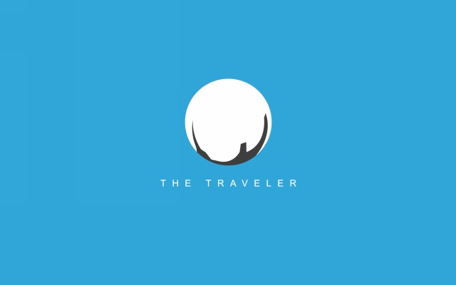 Traveler. Desktop wallpaper