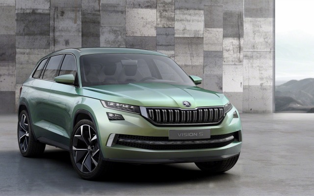 Skoda VisionS Concept 2016. Desktop wallpaper