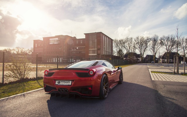 Ferrari 458 Italia Prior-Design 2016. Desktop wallpaper