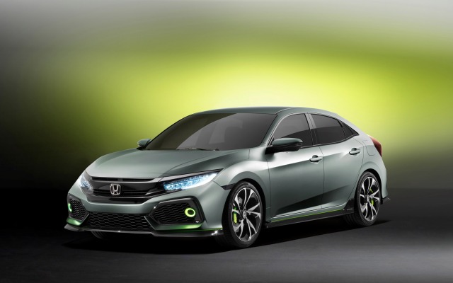 Honda Civic Hatchback Prototype 2016. Desktop wallpaper