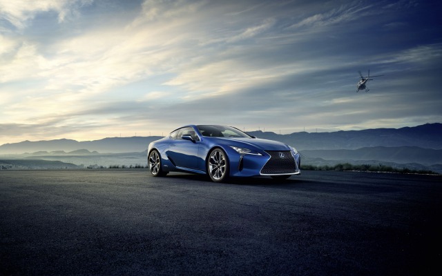 Lexus LC 500h Luxury Coupe 2016. Desktop wallpaper