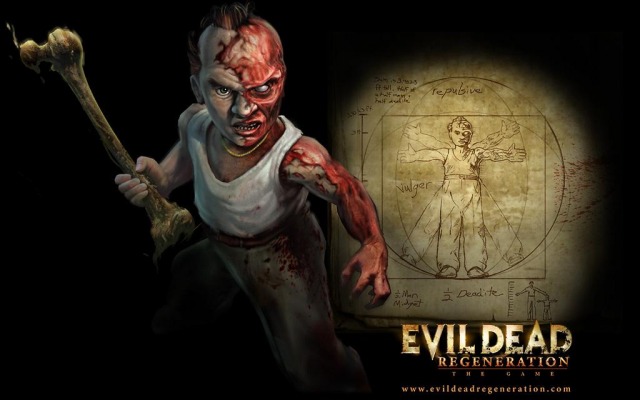 Evil Dead: Regeneration. Desktop wallpaper