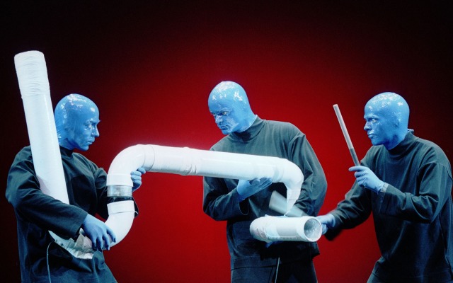 Blue Man Group. Desktop wallpaper