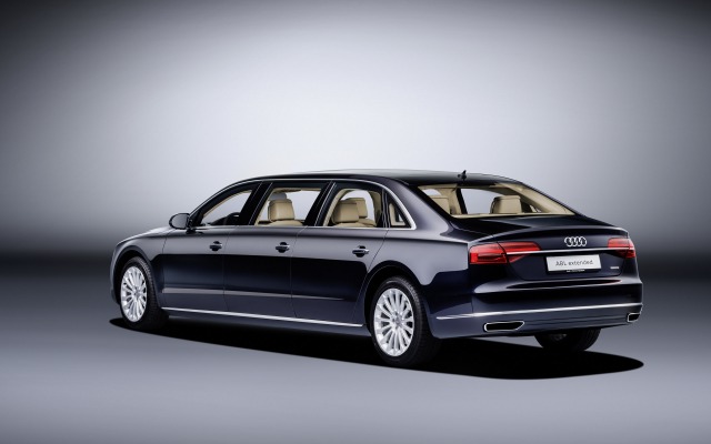 Audi A8 L Extended 2016. Desktop wallpaper