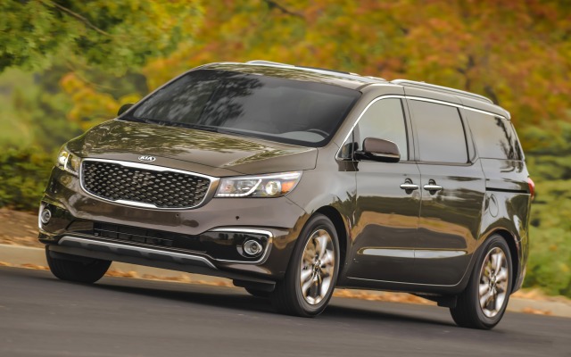 Kia Sedona 2016. Desktop wallpaper