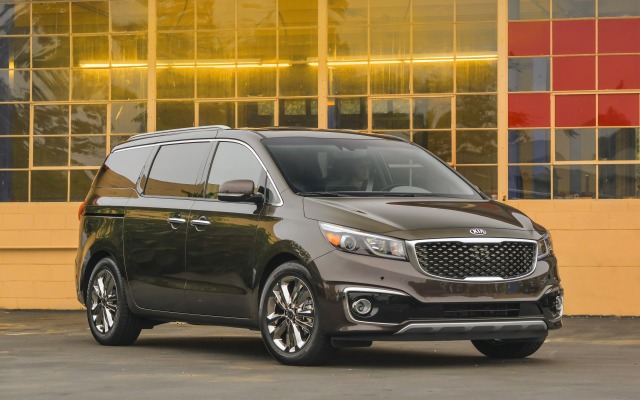 Kia Sedona 2016. Desktop wallpaper