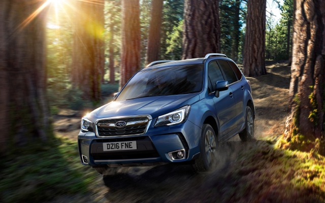 Subaru Forester Facelift 2016. Desktop wallpaper