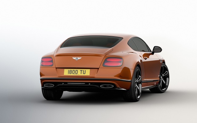 Bentley Continental GT Speed Black Edition 2016. Desktop wallpaper