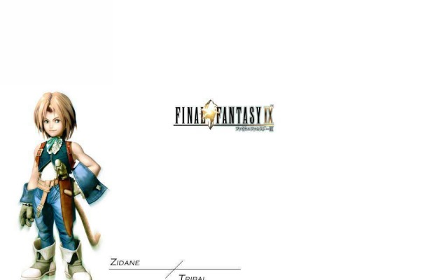 Final Fantasy 9. Desktop wallpaper