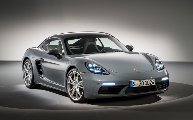 Porsche 718 Cayman 2016. Desktop wallpaper