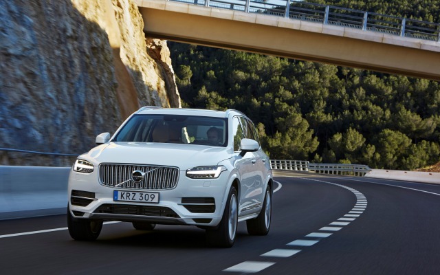 Volvo XC90 T8 Petrol Plug-in Hybrid 2015. Desktop wallpaper