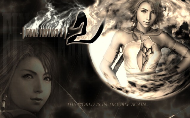 Final Fantasy X-2. Desktop wallpaper