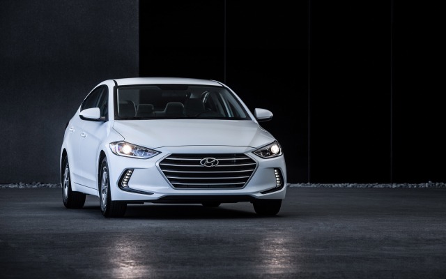 Hyundai Elantra Eco 2017. Desktop wallpaper