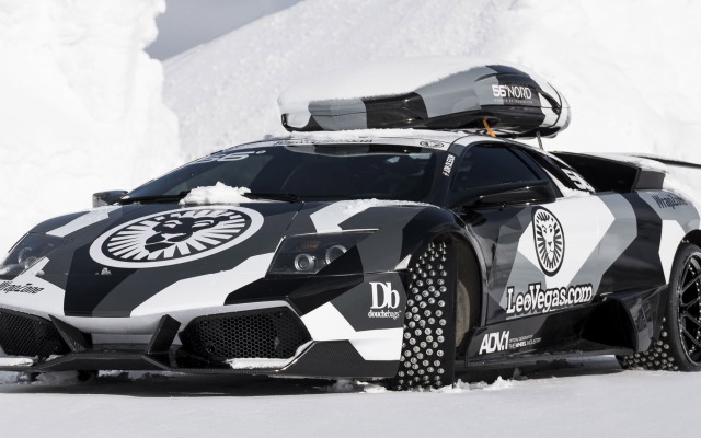 Lamborghini Murciélago Jon Olsson 2016. Desktop wallpaper