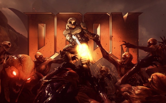 Doom (2016). Desktop wallpaper