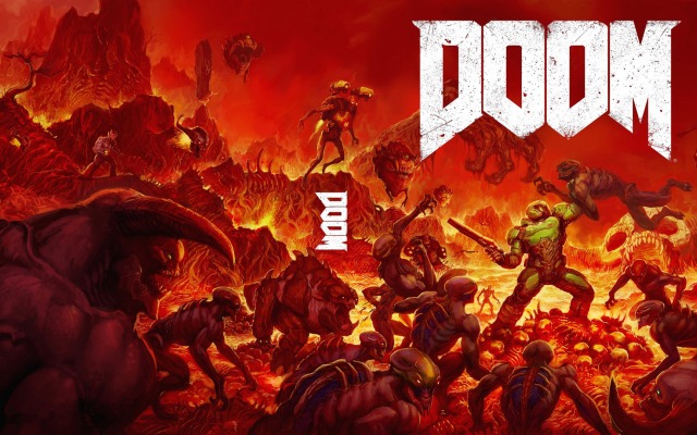 Doom (2016). Desktop wallpaper