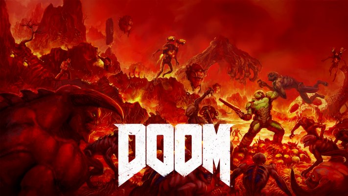 Doom (2016). Desktop wallpaper