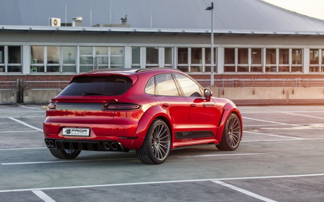 Porsche Macan Prior-Design PD600M 2016. Desktop wallpaper