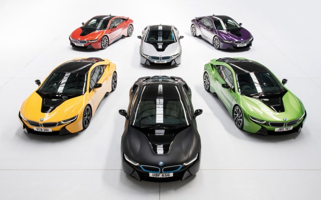 BMW i8 Individual Exterior Paint Programme 2016. Desktop wallpaper