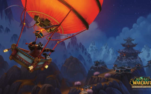 World of Warcraft: Mists of Pandaria. Desktop wallpaper