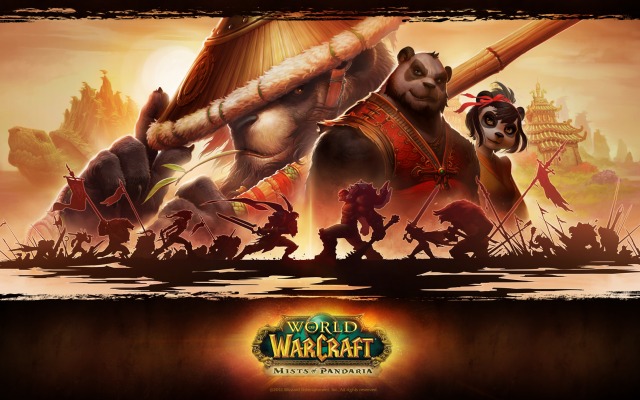 World of Warcraft: Mists of Pandaria. Desktop wallpaper