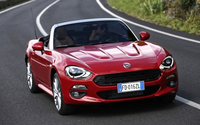 Fiat 124 Spider 2016. Desktop wallpaper