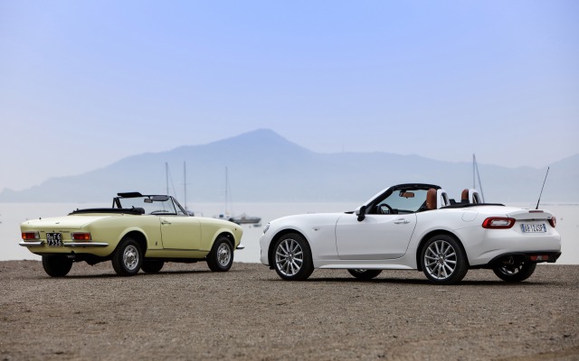 Fiat 124 Spider 2016. Desktop wallpaper