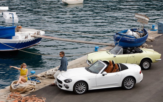 Fiat 124 Spider 2016. Desktop wallpaper