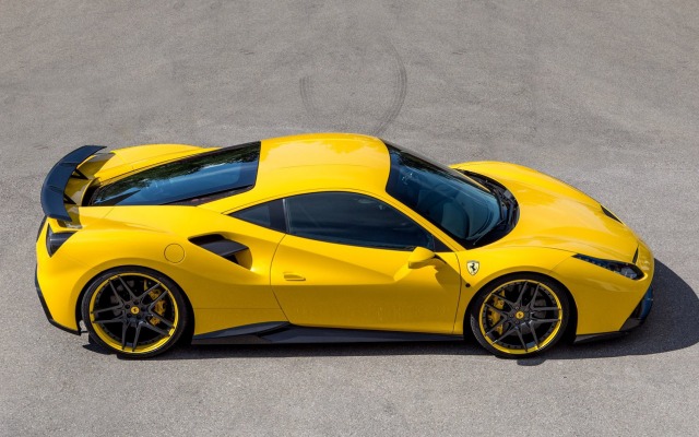 Ferrari 488 GTB Novitec Rosso 2016. Desktop wallpaper