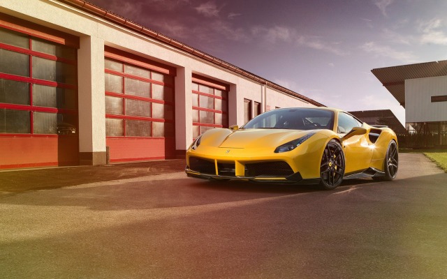 Ferrari 488 GTB Novitec Rosso 2016. Desktop wallpaper