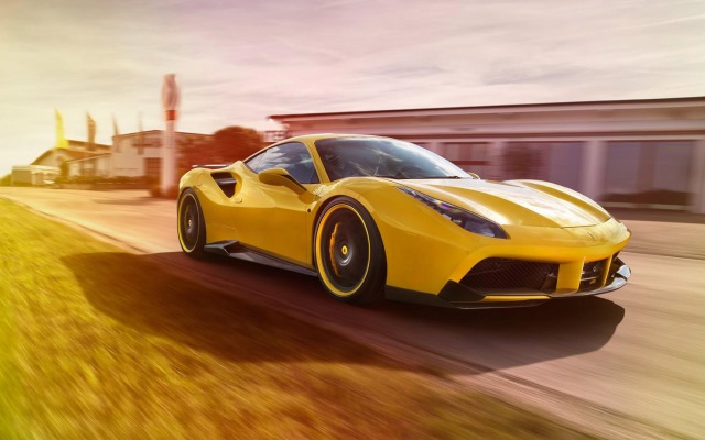 Ferrari 488 GTB Novitec Rosso 2016. Desktop wallpaper