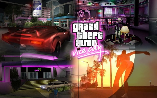 Grand Theft Auto: Vice City. Desktop wallpaper