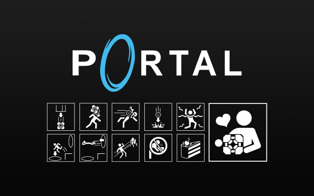 Portal. Desktop wallpaper