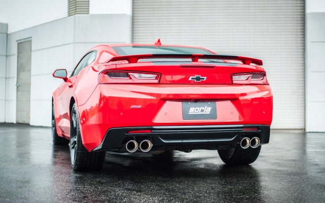 Chevrolet Camaro SS BORLA Exhaust System 2016. Desktop wallpaper