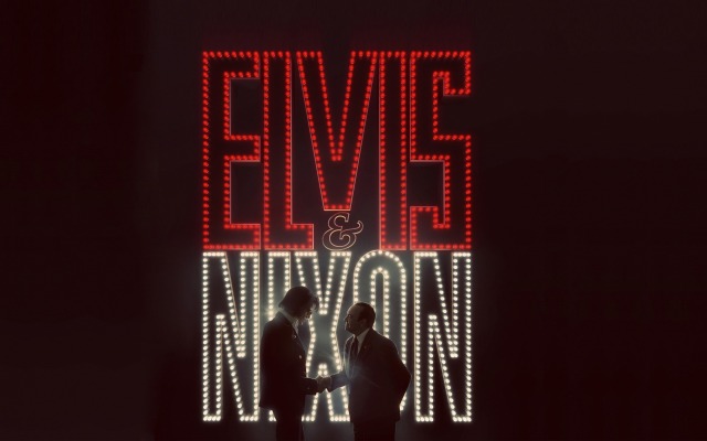 Elvis & Nixon. Desktop wallpaper