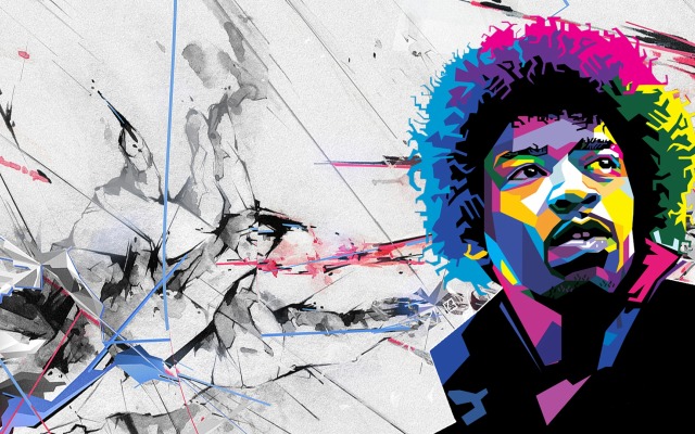 Jimi Hendrix. Desktop wallpaper