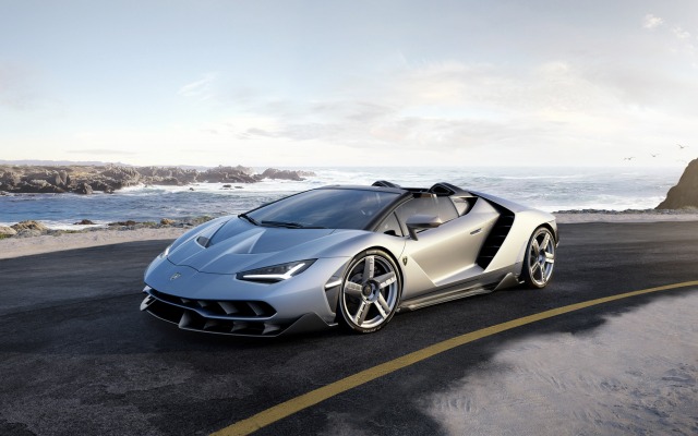 Lamborghini Centenario Roadster 2017. Desktop wallpaper