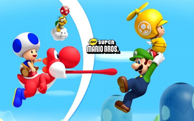 New Super Mario Bros. Wii. Desktop wallpaper