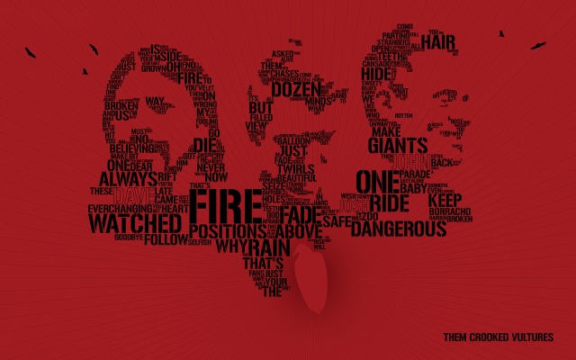 Them Crooked Vultures. Desktop wallpaper