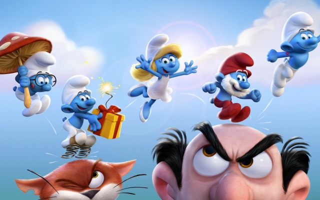 Smurfs: The Lost Village. Desktop wallpaper